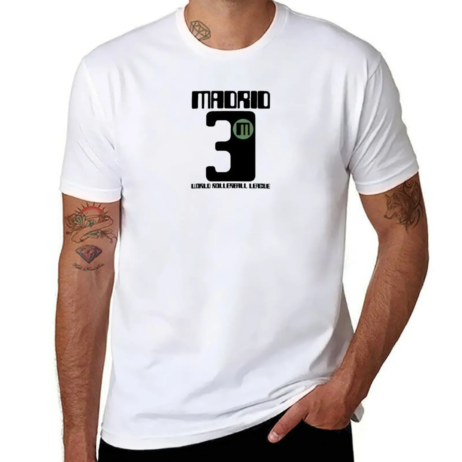 

Madrid (Rollerball) T-Shirt man t shirt designer t shirt man luxury T-Shirt