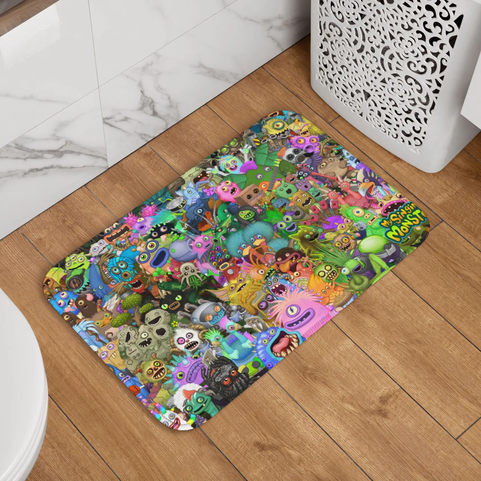 Custom My Singing Monsters Doormat Mat Anti-Slip  Bath Kitchen Garage Rug Carpet 40*60cm