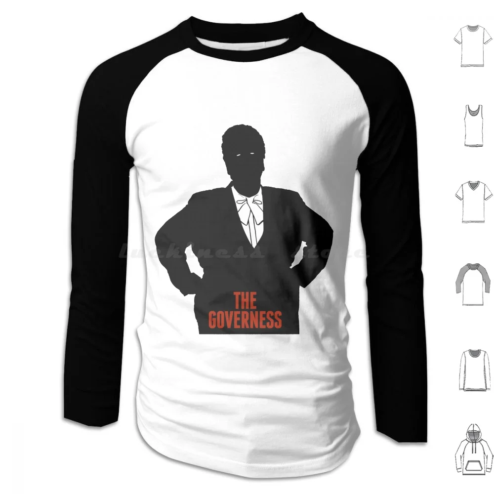 The Governess ( White ) Hoodies Long Sleeve Beast Mark Labbett Giant Big Chase Chaser Tv Quiz Show Funny Smart