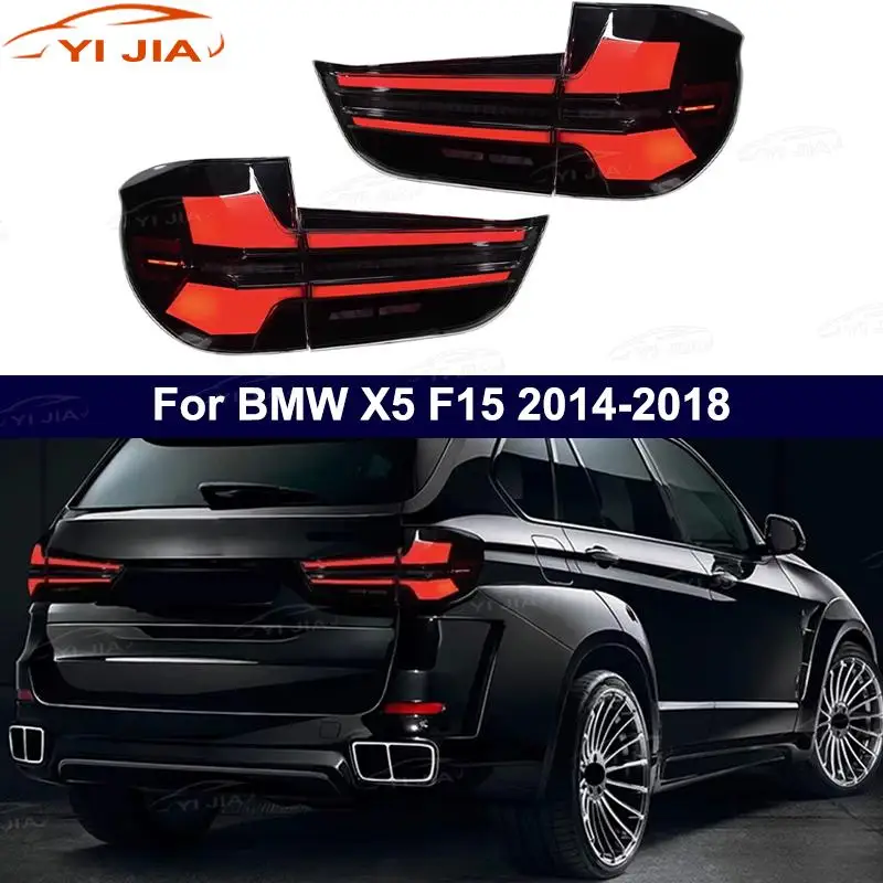 

Автомобильные задние фонари в сборе для BMW X5 F15 2014-2018, автомобильные аксессуары, дневные ходовые огни, подключи и работай, автомобильные задние фонари