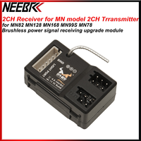 2CH 2.4G Receiver With Linkage light group for MN 2 Channel Transmitter 1/12 MN Model MN82 MN78 MN99S MN128 MN168 RC Crawler Car