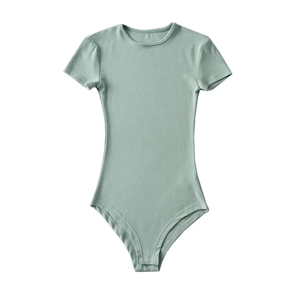 Slimming Hot Girl ort Sve round Ne Jumpsuit Women's Elastic Base Layer T-irt Street Sle High Waist orts Bot