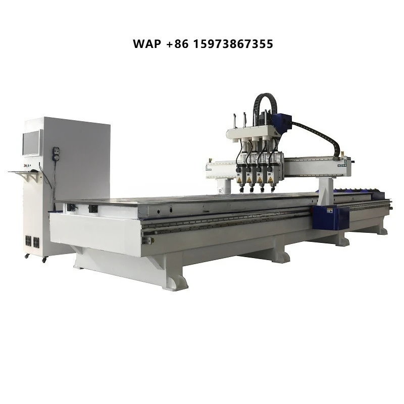 2025 Double Table Cnc Wood Router Price in Pakistan Multi Spindle Drilling Machine