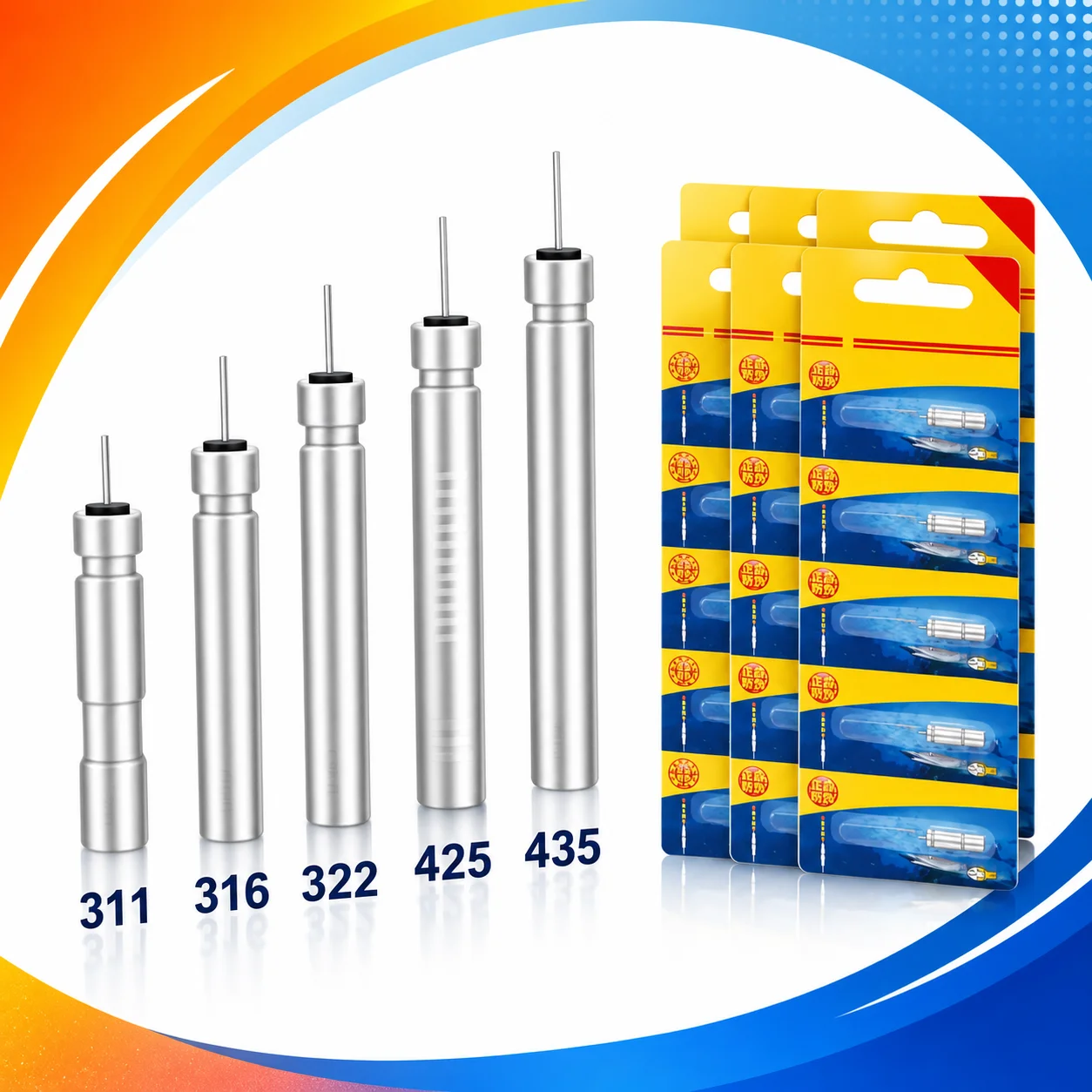 3V Lithium Fishing Float Batteries 100PCS CR425 CR322 CR311 CR316 CR435 for Luminous Electric Fishing Floats Tools
