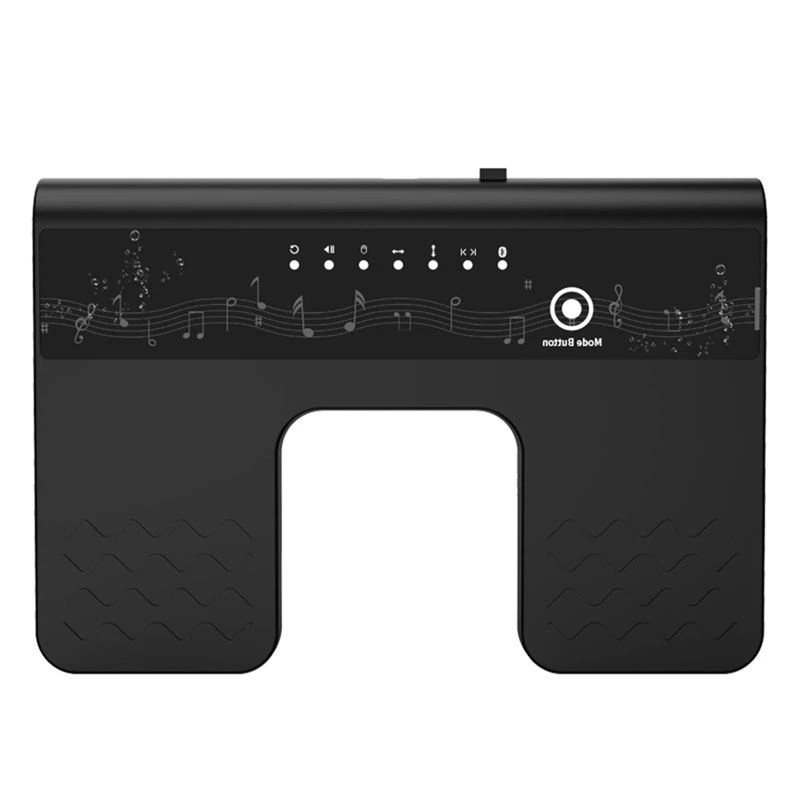 A64T-Bluetooth Foot-Operated Wireless Automatic Music Page Turner For Tablets Phones Guitars Pianos Saxophones Music Scores