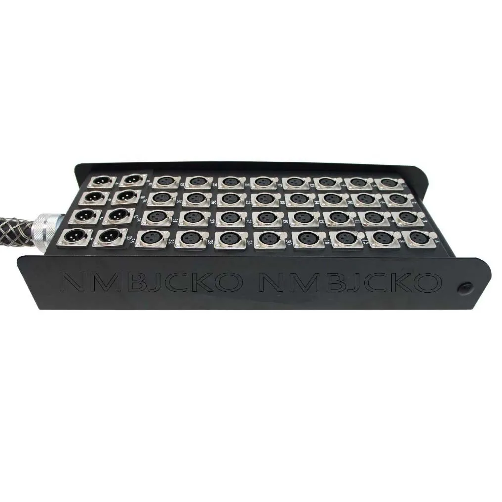 كابل المسرح مع كابل ثعبان XLR 40 قناة 3 دبوس مع كابل ثعبان سلك الصوت 32+8