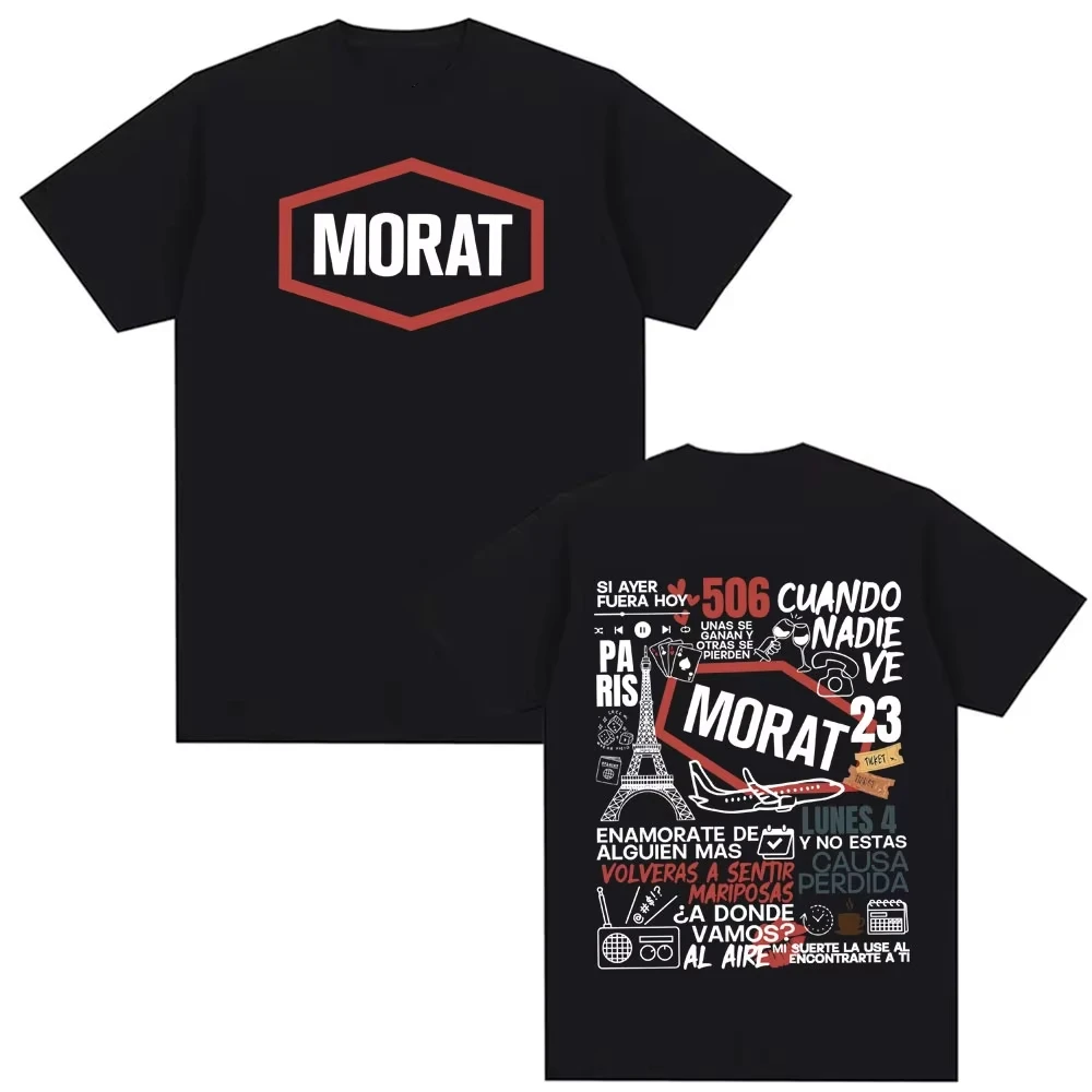 

Rock Band Morat Album Graphic T-Shirt 2025 Men's Women's Cotton Fashion Vintage Summer Hip Hop T-Shirt High Quality T-Shirt