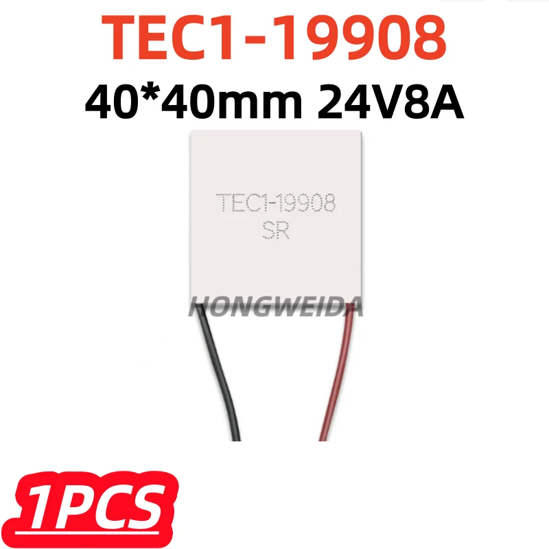 1Pcs/lot 100% New TEC1-19908 40*40mm 24V8A Semiconductor Refrigeration Chip High-power Refrigeration Device