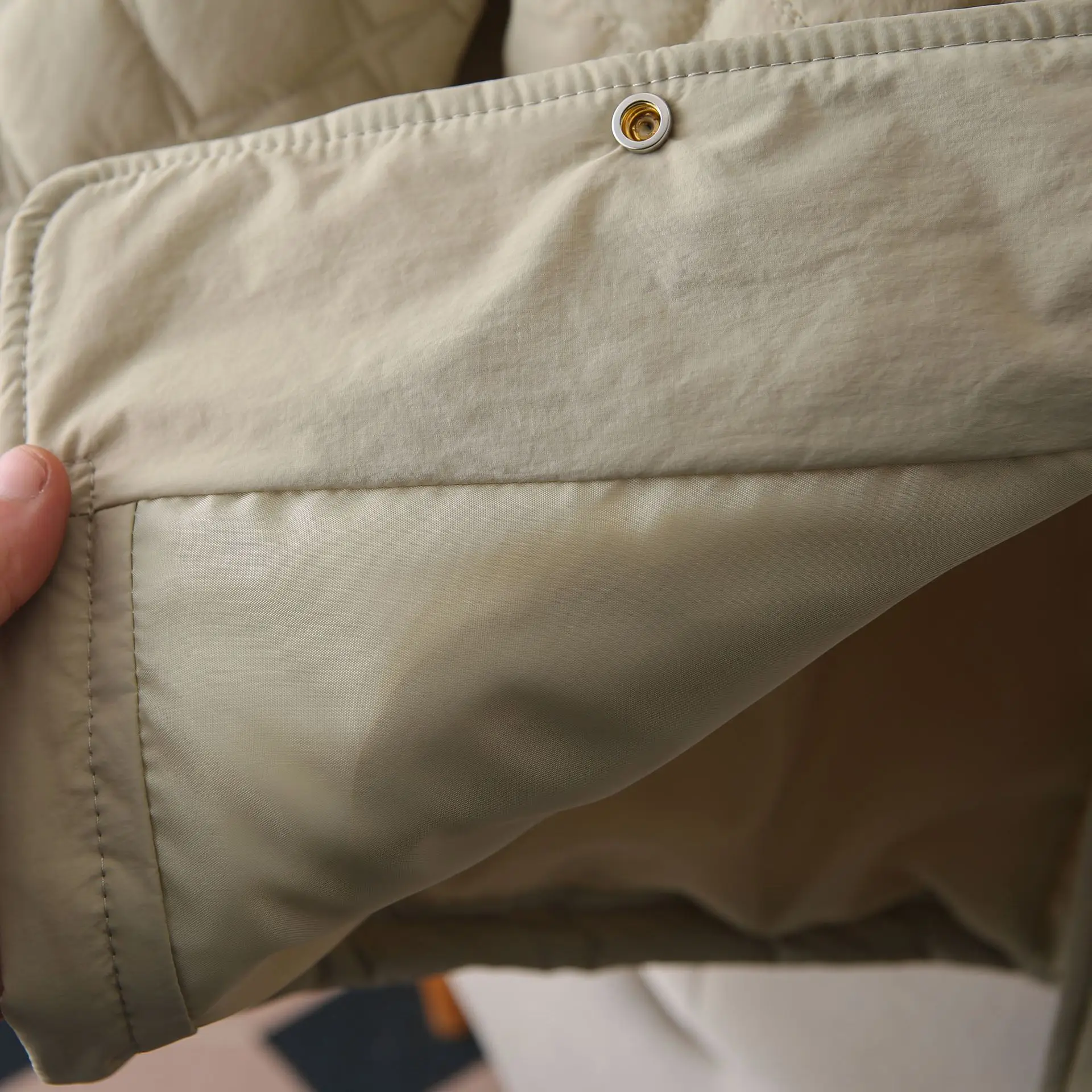 XXXXL موضة حجم كبير سترات نسائية 2025 كتلة أنيقة أوكلور التلبيب Argyle سترة مبطنة معطف دافئ غير رسمي 650 #6