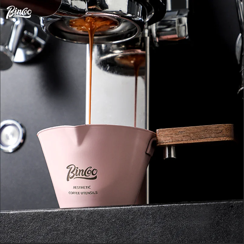 

Bincoo Measuring Cup Stainless steel with Scale Coffee Extract Cup Espresso Cup Italian Milk Liquid Cup Coffee Ounce Cup 120ml