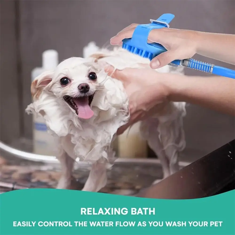 

Силиконовый материал, гаджет для купания домашних животных, дизайн насадки для душа, функция массажа, силиконовая массажная насадка для душа, чистка домашних животных, легкое купание