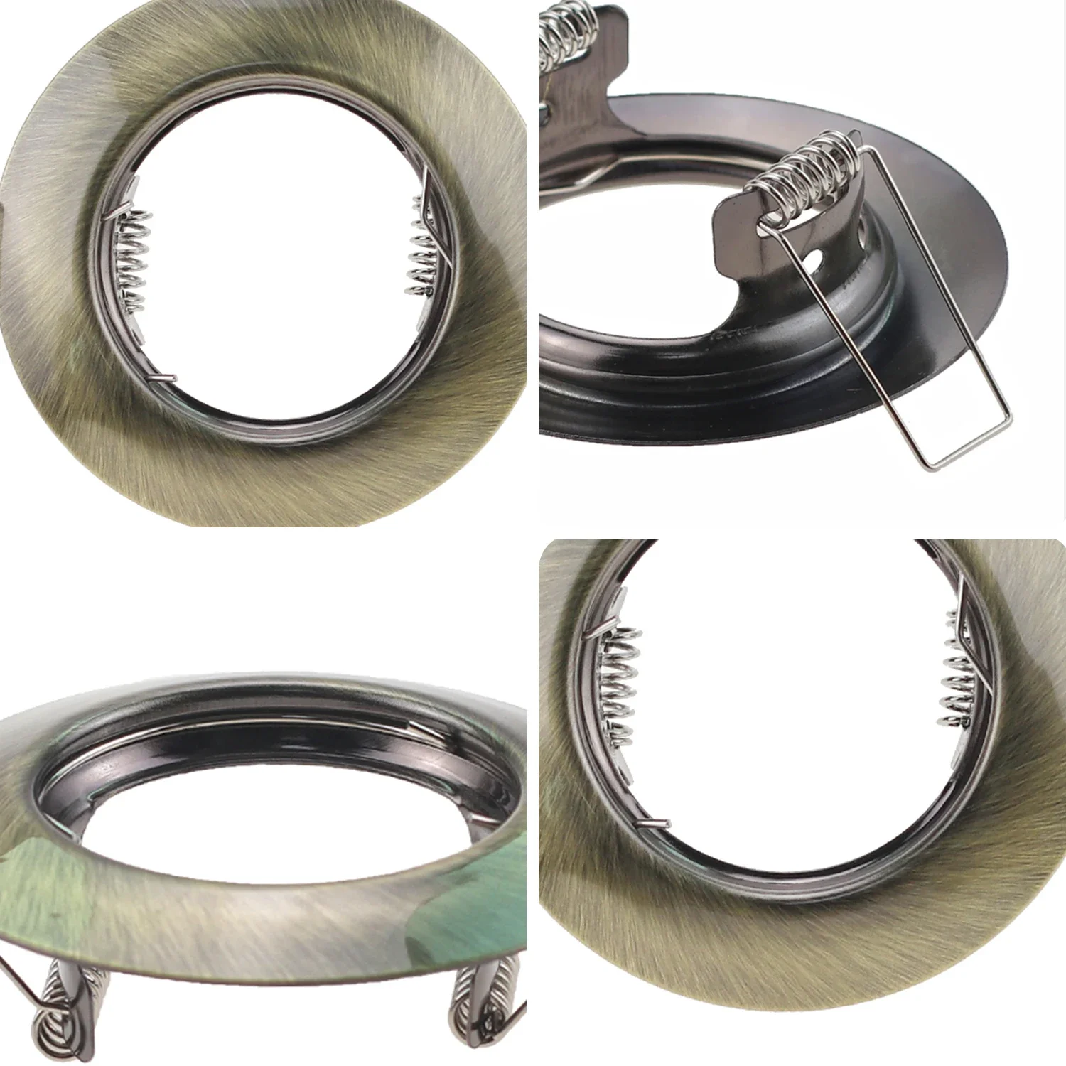 New Design Round Recessed LED Ceiling Downlight Fitting Fixture MR16 GU10 Metal Holder Frame Led Lamp Fixture for Led Spot Light