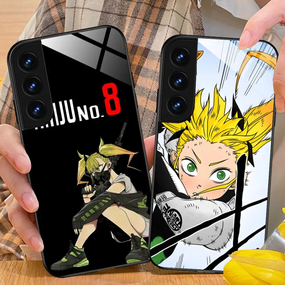 

Чехол для телефона Kaiju No 8 Kikoru Shinomiya для Samsung Galaxy A56 55 54 53 52 51 36 35 34 23 16 15 5G, стеклянный цветной чехол