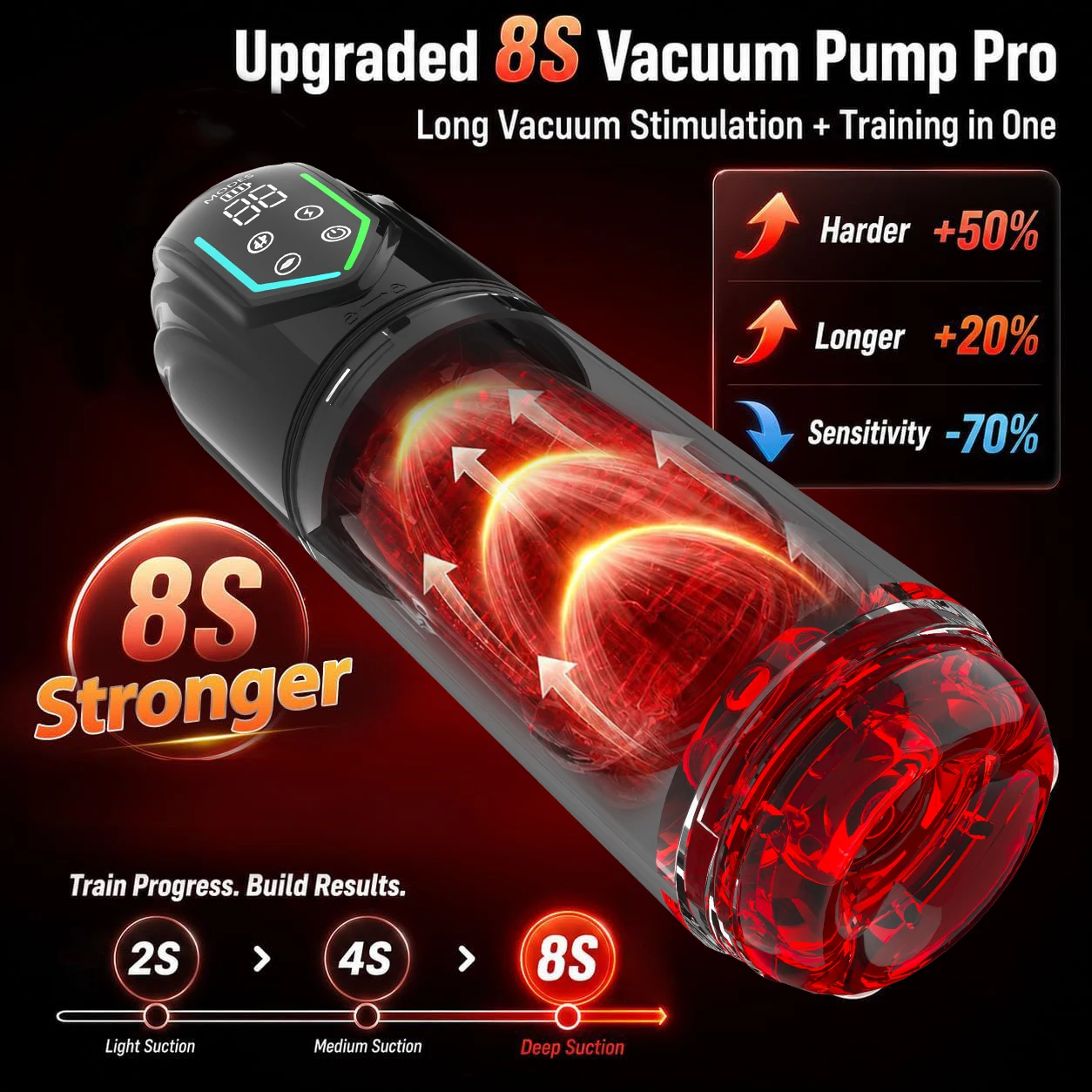 Male Automatic Masturbator Cup Penis Pump 7 Thrusting Rotating Vibrating Sucking Licking Modes Pussy Blowjob Sex Toys For Men view 5