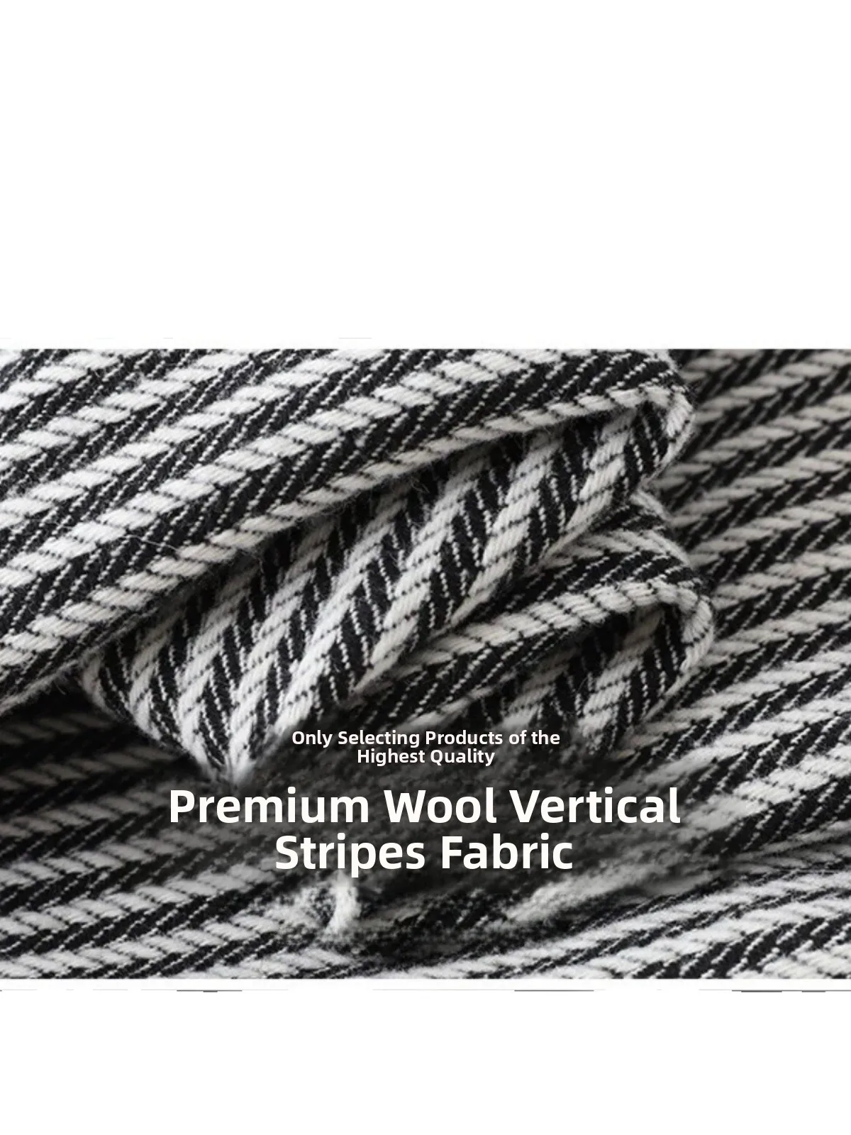 بنطلون واسع الساق عالي الخصر للنساء خريف شتاء موديل جديد 2025 بنطلون صوفي مربعات غير رسمي عتيق بقصة مستقيمة #3