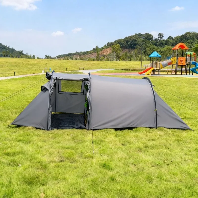 

Outdoor Tunnel Tent, Spacious Camping Tent, Multi‑function Sunshade Tent for Multiple People