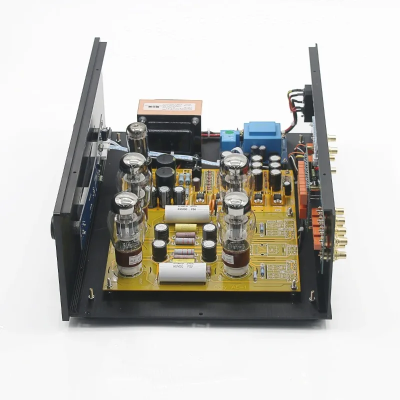 STR11A-Max Reference CARY AE-1 Circuit 6SN7 Vacuum Tube Remote Control Audio Preamplifier with 4-Way Inputs and 2-Way RCA Output view 6