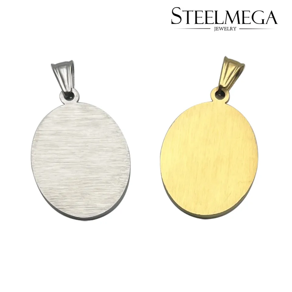 STEELMEGA Stainless Steel Pendant of Medal of the Virtuous Woman for Mormons