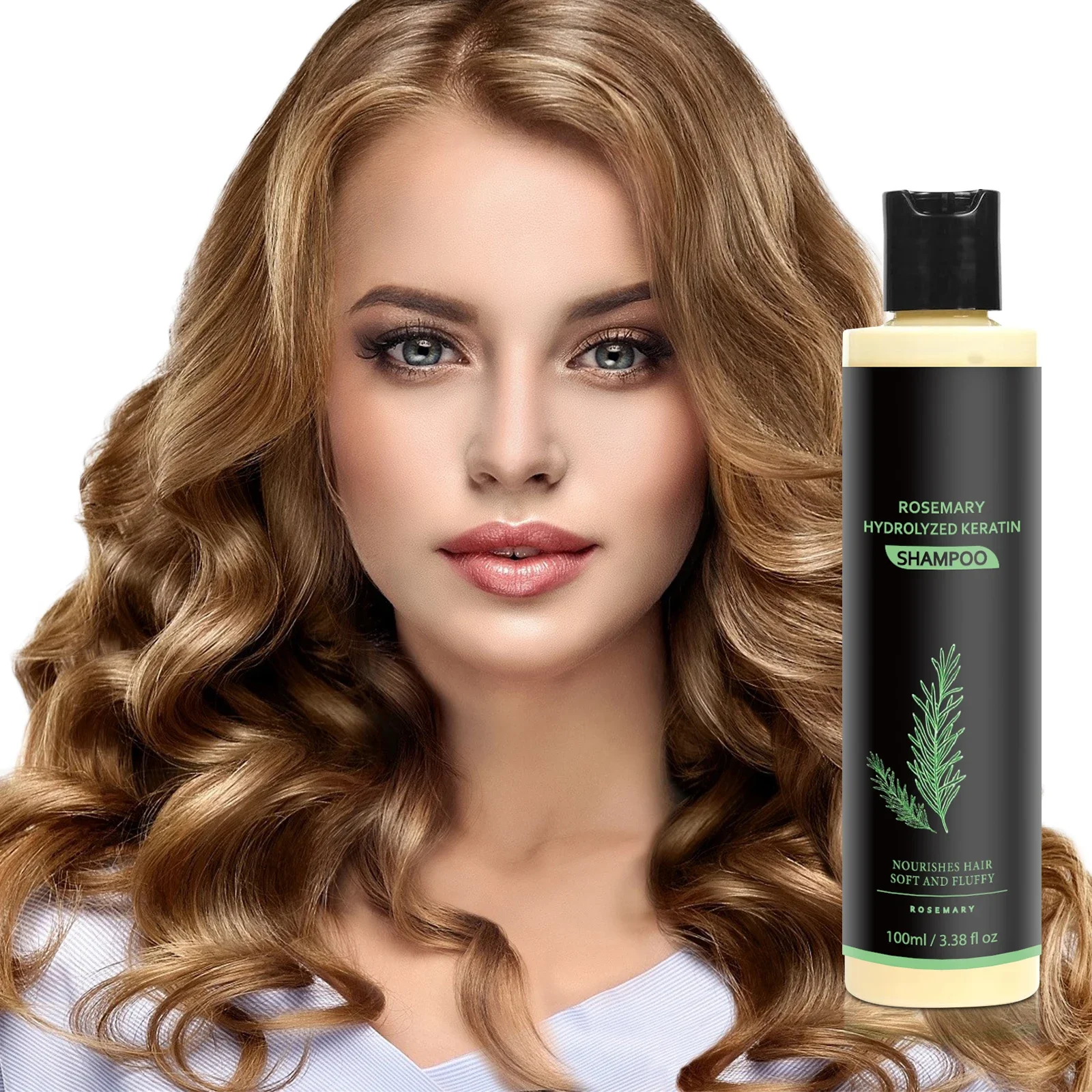 إكليل الجبل مكافحة الصلع إعادة نمو الشعر المغذي العميق إصلاح سبليت ينتهي الشعر مهدئا فروة الرأس مكافحة القشرة شامبو نمو الشعر #5