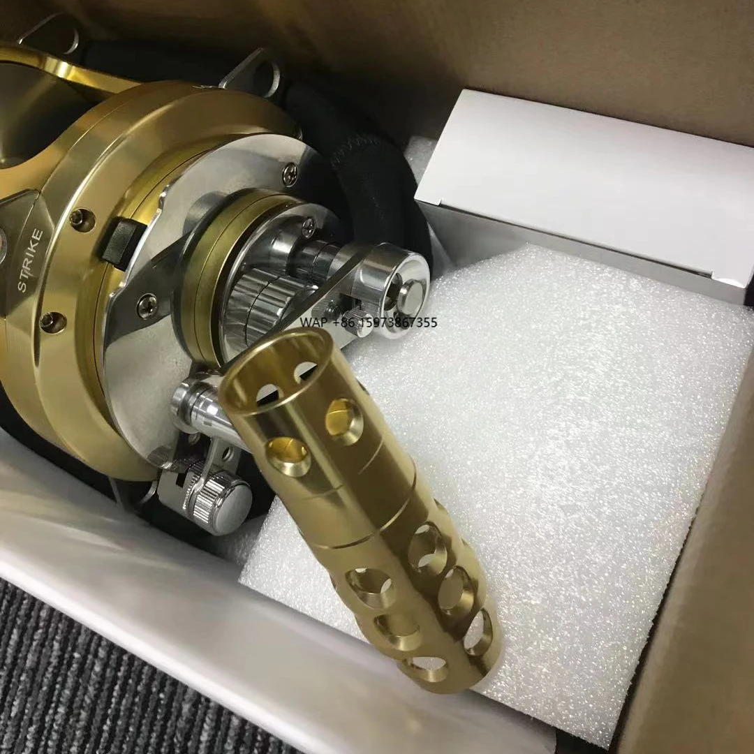 

Trolling Reel Aluminum CNC Saltwater Big Game Fishing Reel Molinete Pesca Conventional Boat Jigging Reel