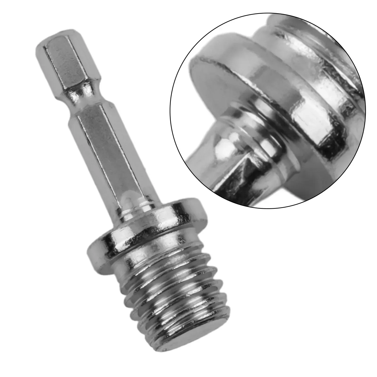 

1PC Drill Adapter Hex Shank Drill Adapters Screw Thread Connecting Rod Angle Mill Handle Polishing Grinder