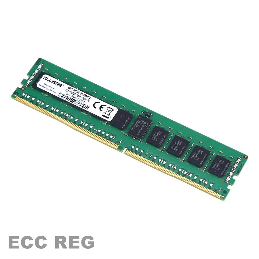 Memori Server Kllisre DDR4 8GB 2400 2133MHz ECC Memória REG ECC DDR4 8G X 2 Ram