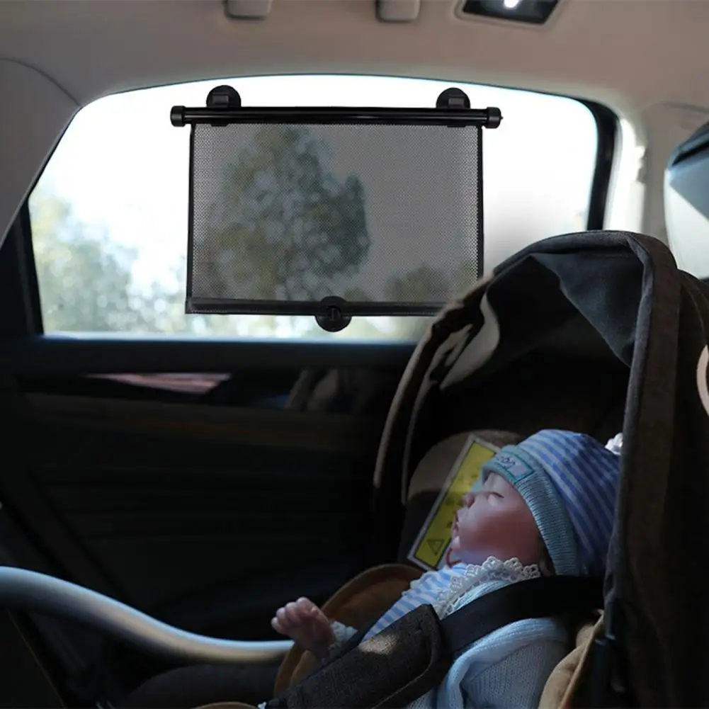 Car Window Shade Retractable Car Sun Shade Protect Baby from Uv Rays Sunlight Ensure Privacy Side Windows Essential Car