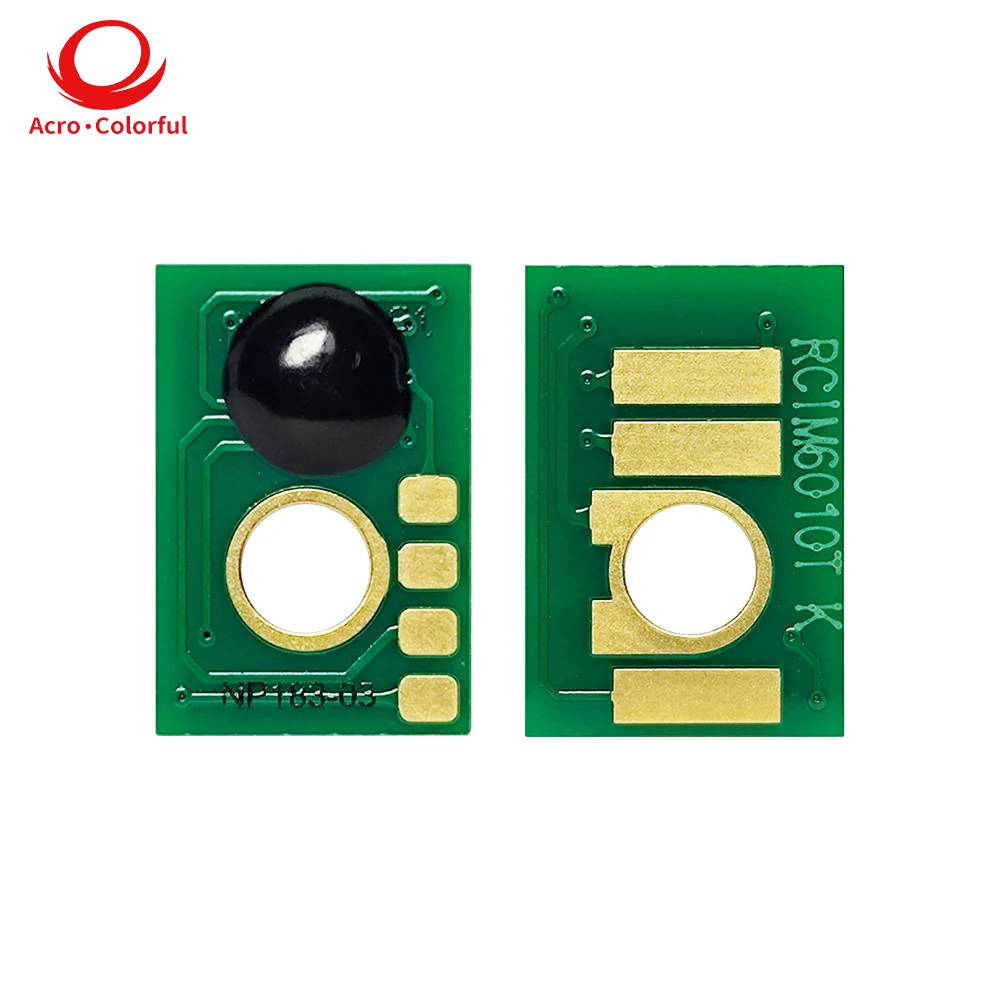 Chip de toner compatível c6010tk c6010tc c6010tm c6010ty para ricoh im c6010 c5510 c4510 chip de redefinição de cartucho de impressora a laser 42k 28k