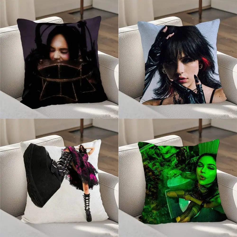 

M-Maggie L-Lindemann Pillow Case Luxury Double-sided For Car Pillows 45x45 Cushions Cover Home and Decoration Sofa Pillow case