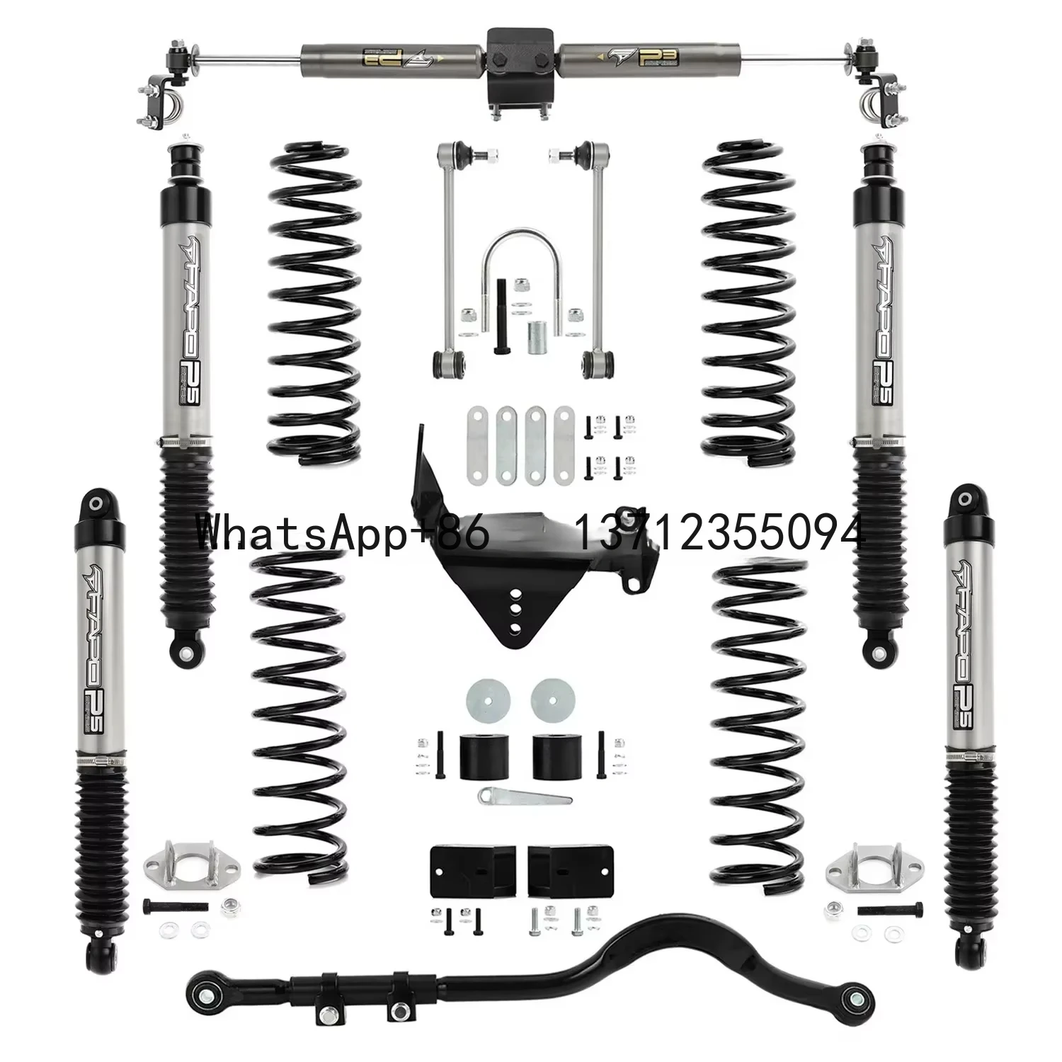 FAPO 4x4 offroad shock absorber coilover suspension coil spring 2.5