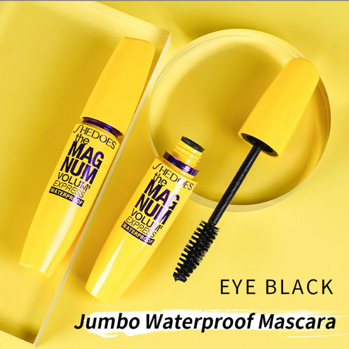 Eye Black Mascara Extender Valse Mascara Effect Eye Black Mollig Verlenging Zonder dierproefheid Verlenging Styling Curl Mascara