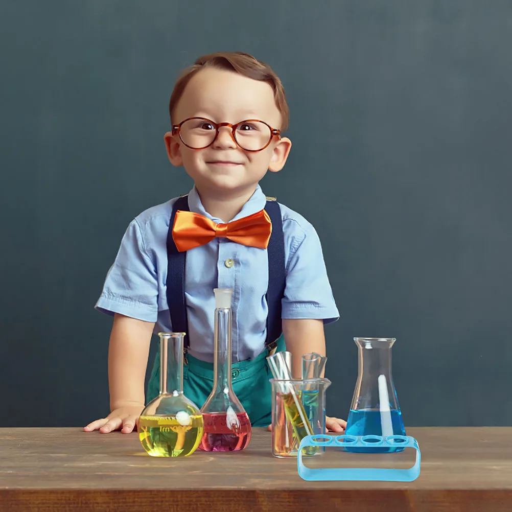 

3Pcs Test Tube Storage Rack PVC Organizer Durable Laboratory Stand Practical for Classroom Experiments Science Home Use