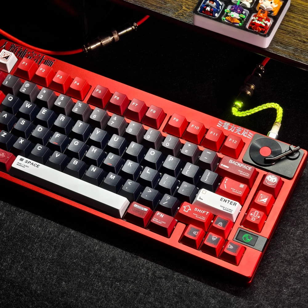 

Warrior MK2 Theme Keycap Set 153key PBT Custom Keyboard Cap Cherry Profile Gaming KeyCap for Mechanical Keyboard Accessories
