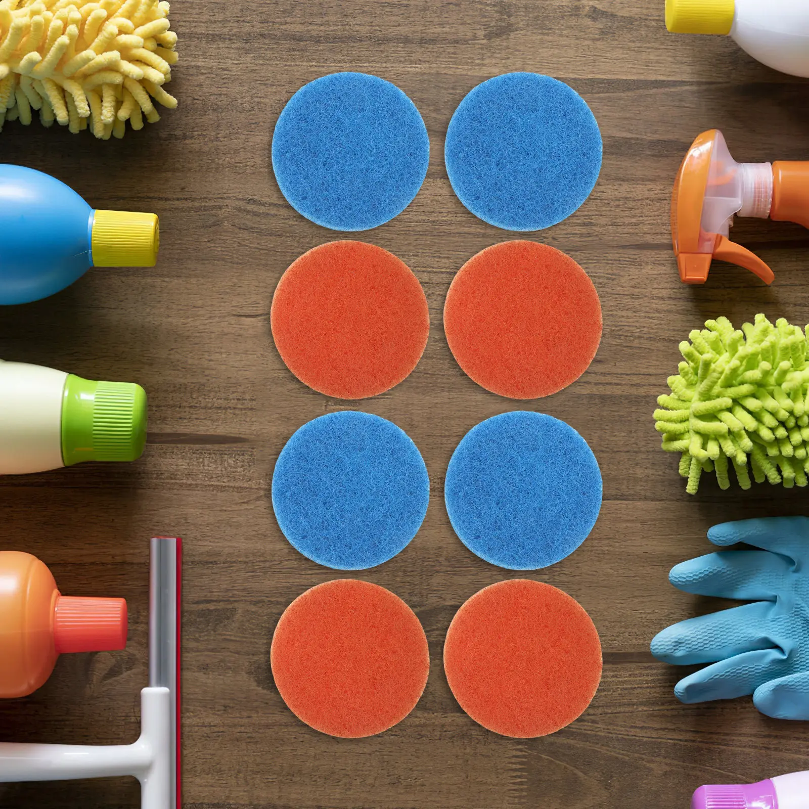 

Набор из 24 круглых нейлоновых губок-скребков для чистки, сменные насадки для дрели, для кухни, ванной, пола, бытового использования