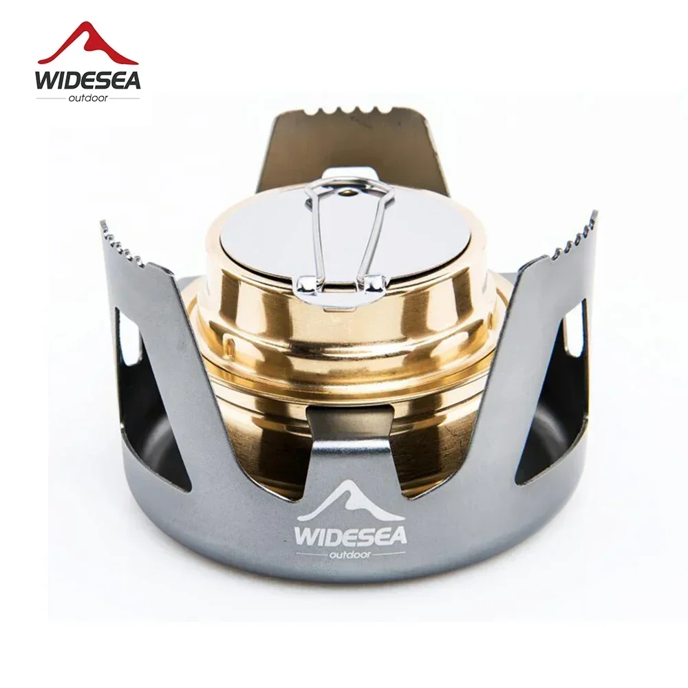 High Quality Outdoor Picnic Stove New Mini Ultra-light Spirit Combustor Alcohol Stove Camping Furnace Camping Portable Folding