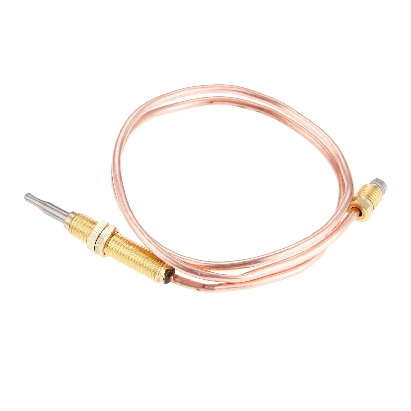 1Pc 600mm Length M8*1 Head Thread Universal Gas Thermocouple for Gas Fireplace Fire Pit Grill Stove Catering Cooker Patio Heater