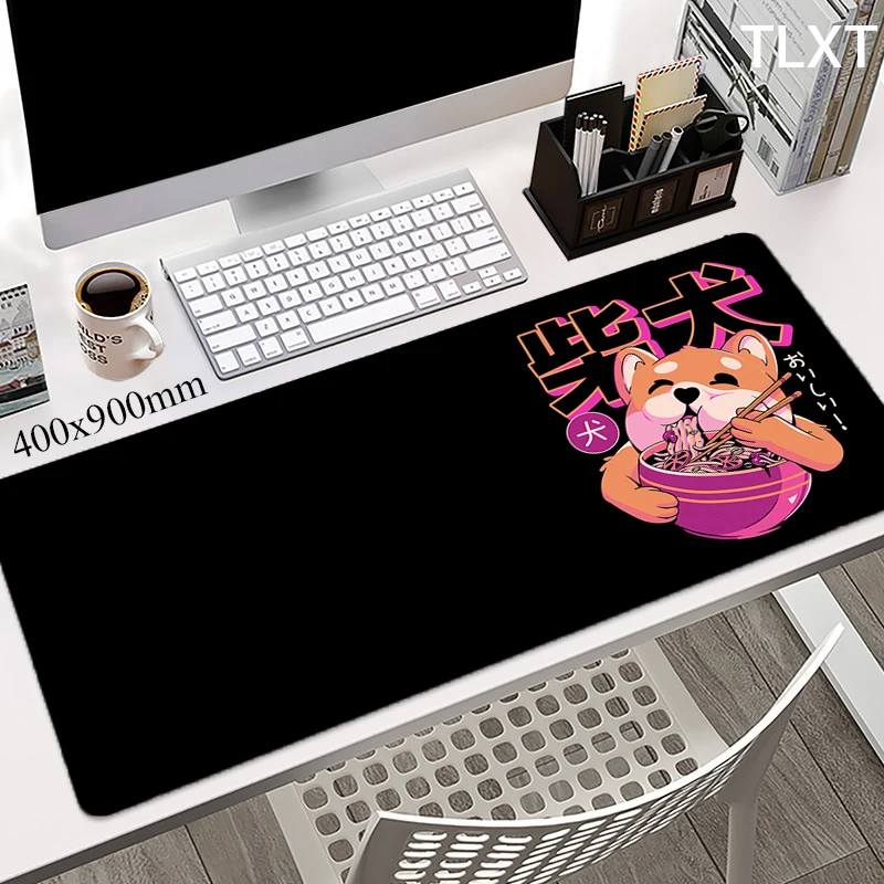 

Japan Mouse Pad Kawaii Dog Mausepad Deskpad Table Desk Mat Big Cute Cat Mouse Mats Office Table Rug XXL Computer Mousepad 100x50