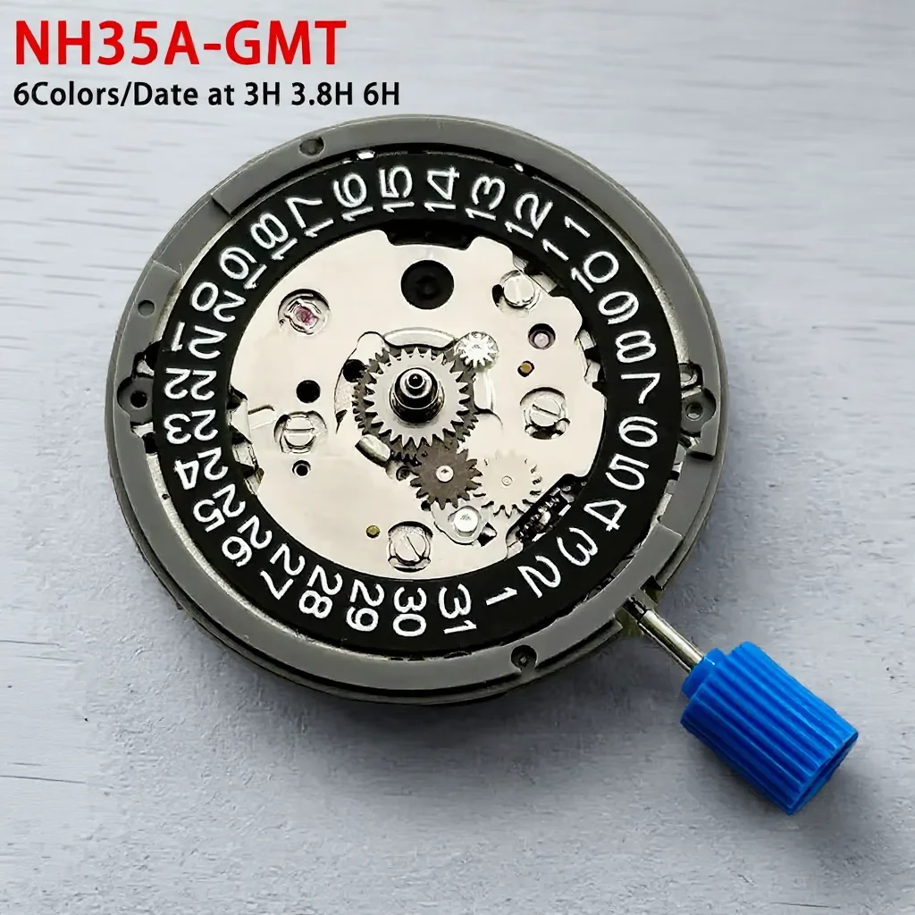 

Оригинальный автоматический механический механизм NH35 NH35A, высокая точность, 24 камня, мод, замена часов NH35A, дата на 3 часа, 3,8 часа, 6 часов