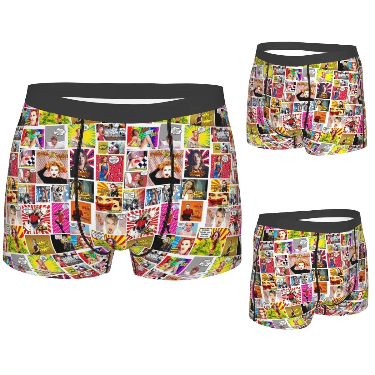 

Boxer Underpants Shorts Kylie Minogue.....Even MORE POW Wow K35 Panties Men's Soft Underwear for Homme Man Boyfriend Gifts