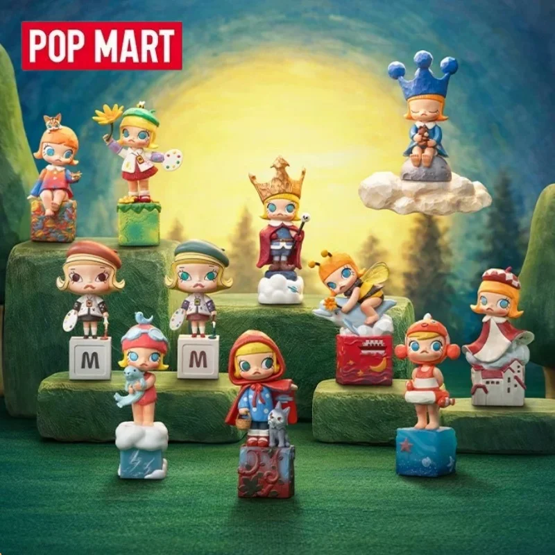 

POPMART MOLLY Scenery Along The Way 20th Anniversary Series Genuine Blind Box Mystery Box Guess Bag Toys Doll Cute Anime Figure
