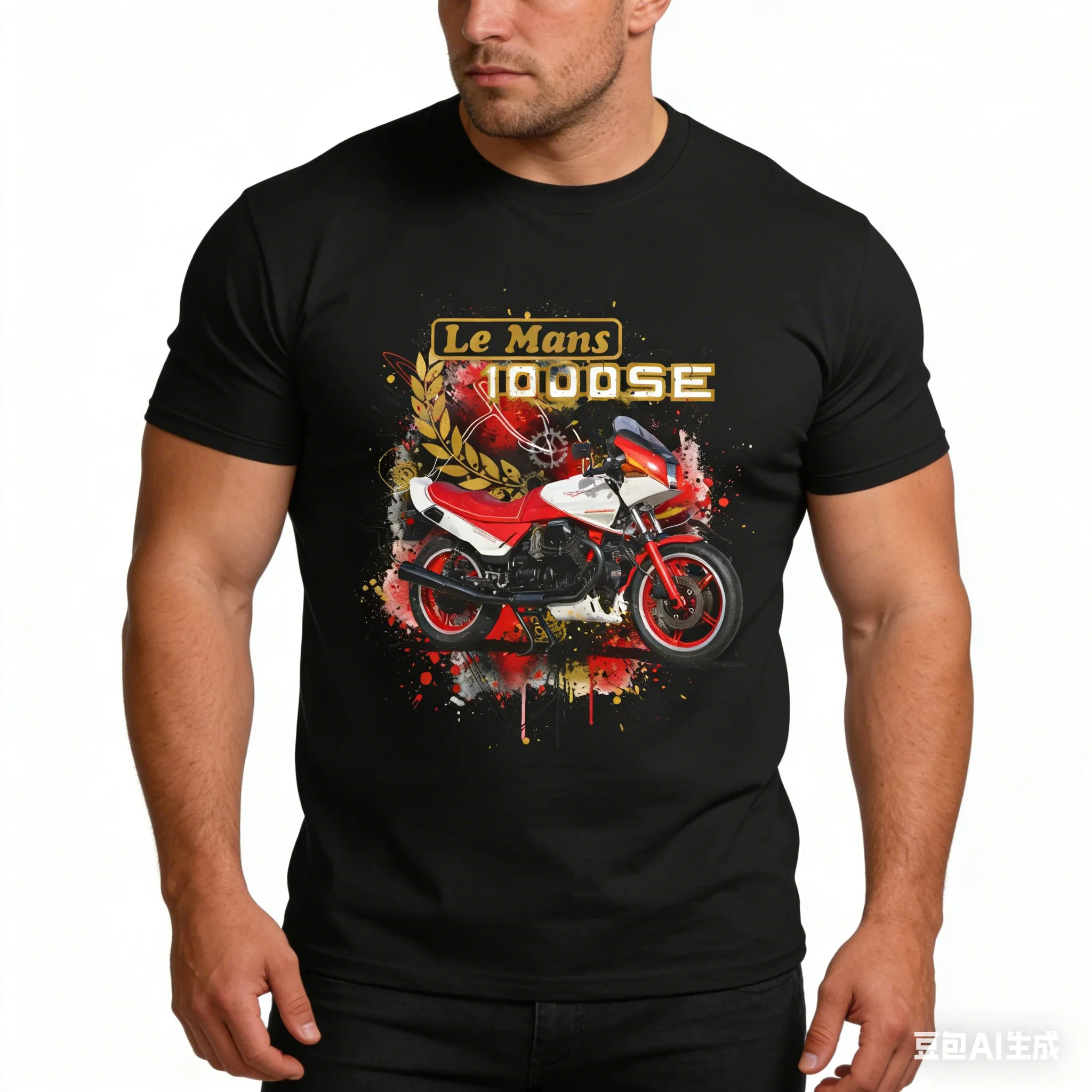 

Мужская модная футболка на весну-лето, с принтом бренда MOTO GUZZI, новинка 2026 года, хлопковая, с короткими рукавами, для различных случаев.