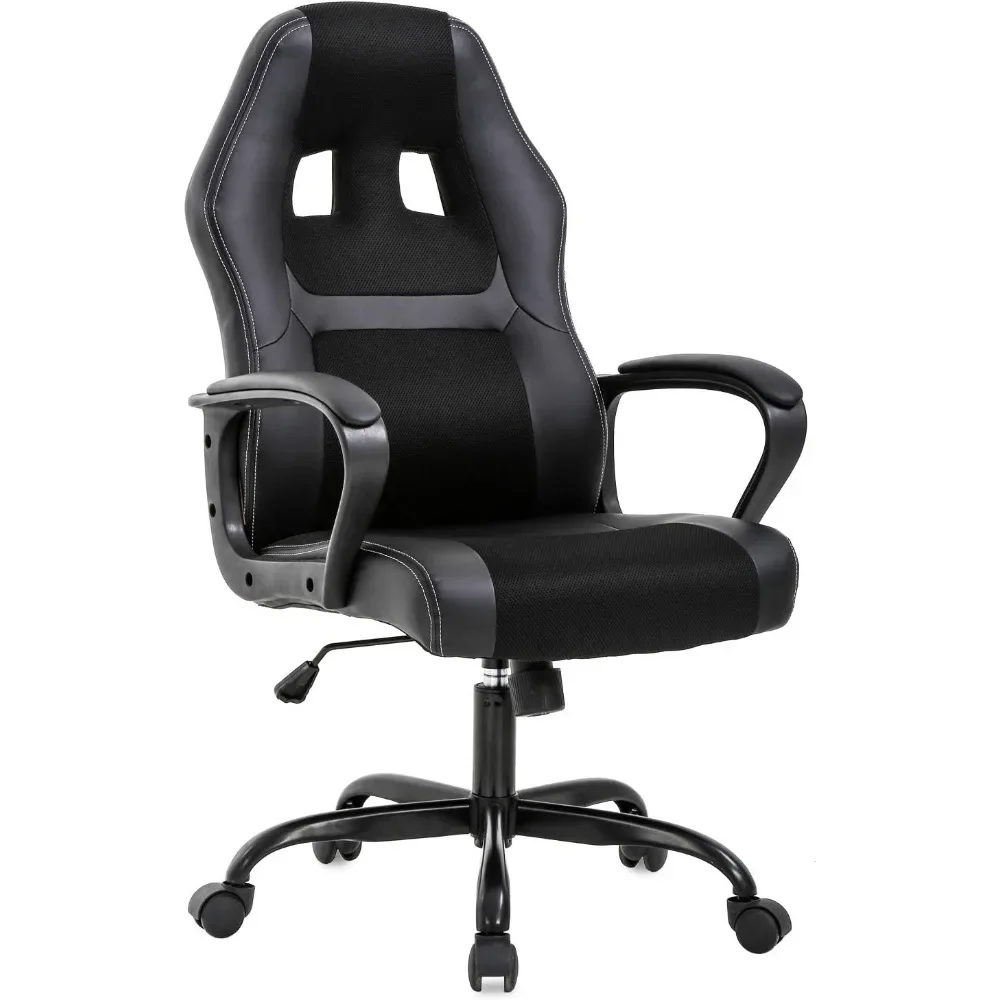 

PC Gaming Chair Cheap Desk Chair Ergonomic PU Leather Executive Computer Chair Lumbar Support