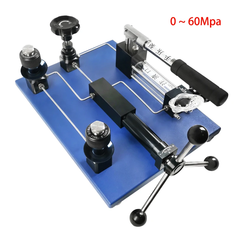 0 ~ 60Mpa Desktop Hydraulic Liquid Pressure Calibrator Pump