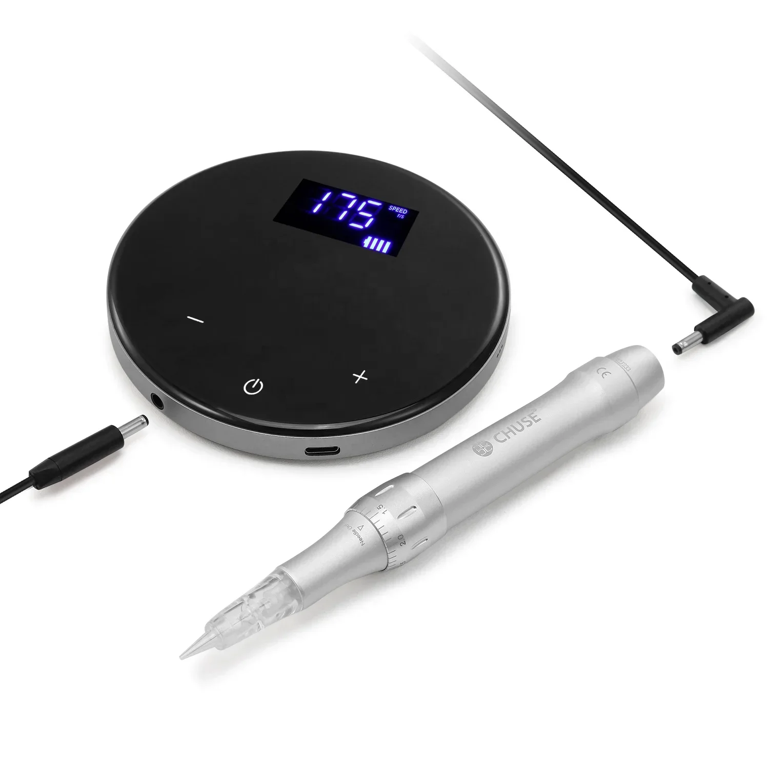 Chuse Neueste C22 Smart Touch Screen Controller Permanent Make-Up Drahtlose PMU Maschine Kit mit Nadeln