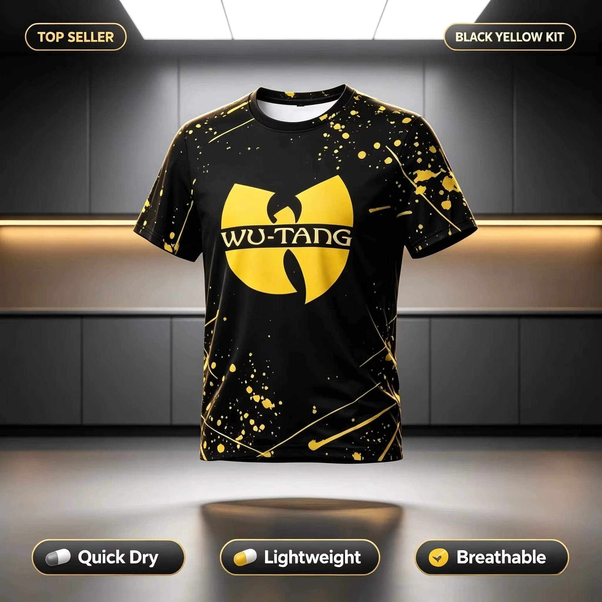 2026 Classic Yellow Legendary Comfortable T-Shirt  Graphic 3D Printing Tee Men Women Summer Streetwear Parent-child