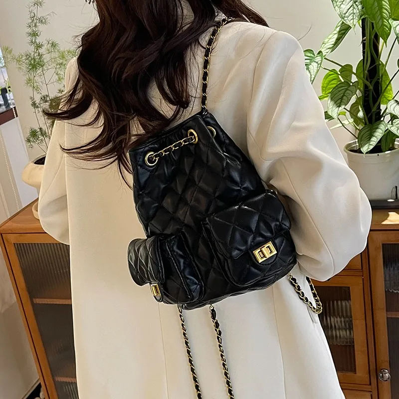 

Легкая женская кожаная сумка через плечо, классическая, популярная для женской элегантной моды