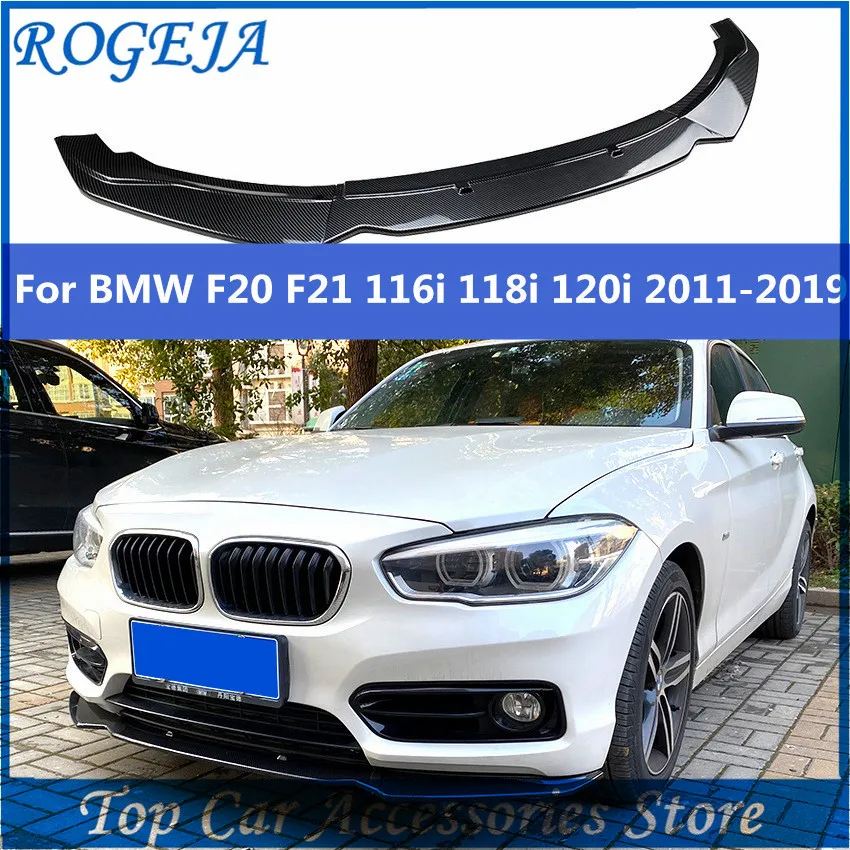 

For BMW F20 F21 116i 118i 120i Car Front Bumper Lip Body Kit Spoiler Splitter PP Bumper Canard Lip Splitter 1 Series 2011-2019