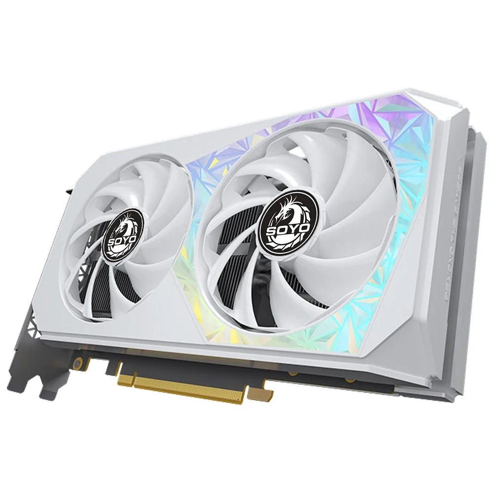 بطاقة رسومات SOYO RTX 3060 سعة 12 جيجابايت GDDR6 192Bit PCI Express 4.0 × 16 8Pin NVIDIA GPU Rtx 3060 بطاقة فيديو للألعاب Placa De Video