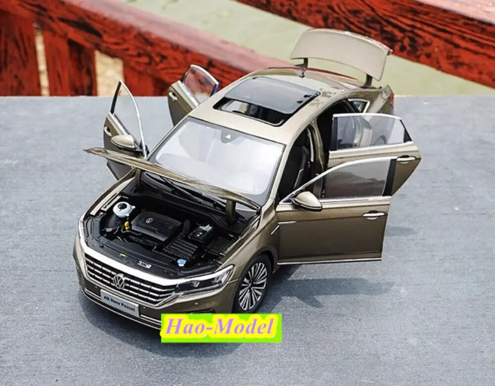 1:18สำหรับ SAIC VW ทั้งหมด Passat โลหะผสมเหล็กของเล่นเด็กเด็กชาย kado ulang tahun งานอดิเรกของสะสมโชว์เครื่องประดับทอง