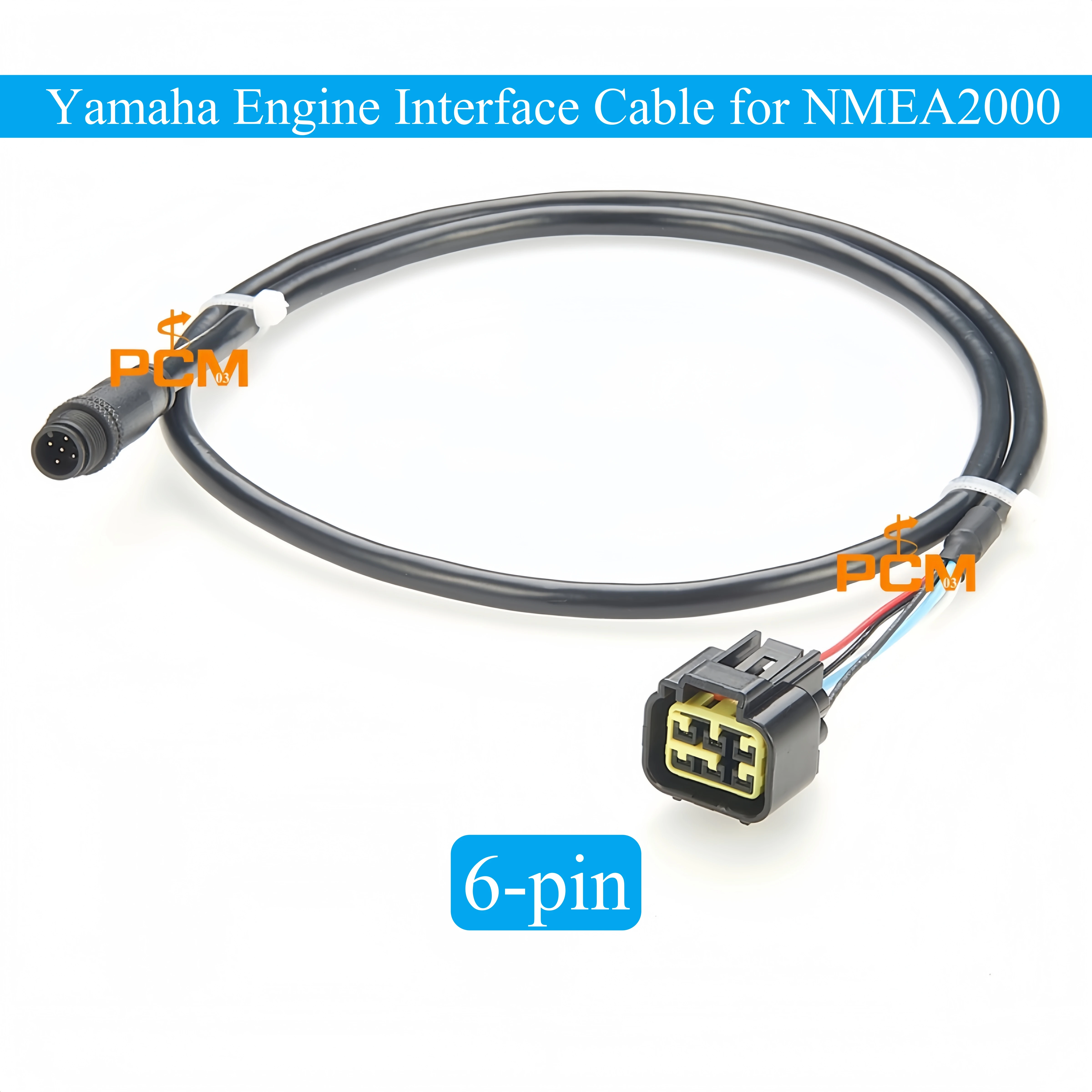 Engine Interface Cable For Honda NMEA 2000 Outboards 06653-ZZ3-760HE, 6-pin, for Lowrance Simrad B&G Navico Garmin Command Link